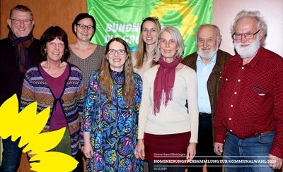 Nominierungsversammlung der Grünen zur Kommunalwahl 2020