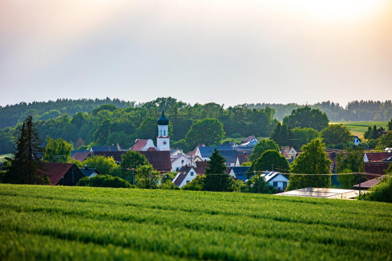 Der neue Dorfplatz Langenreichen
